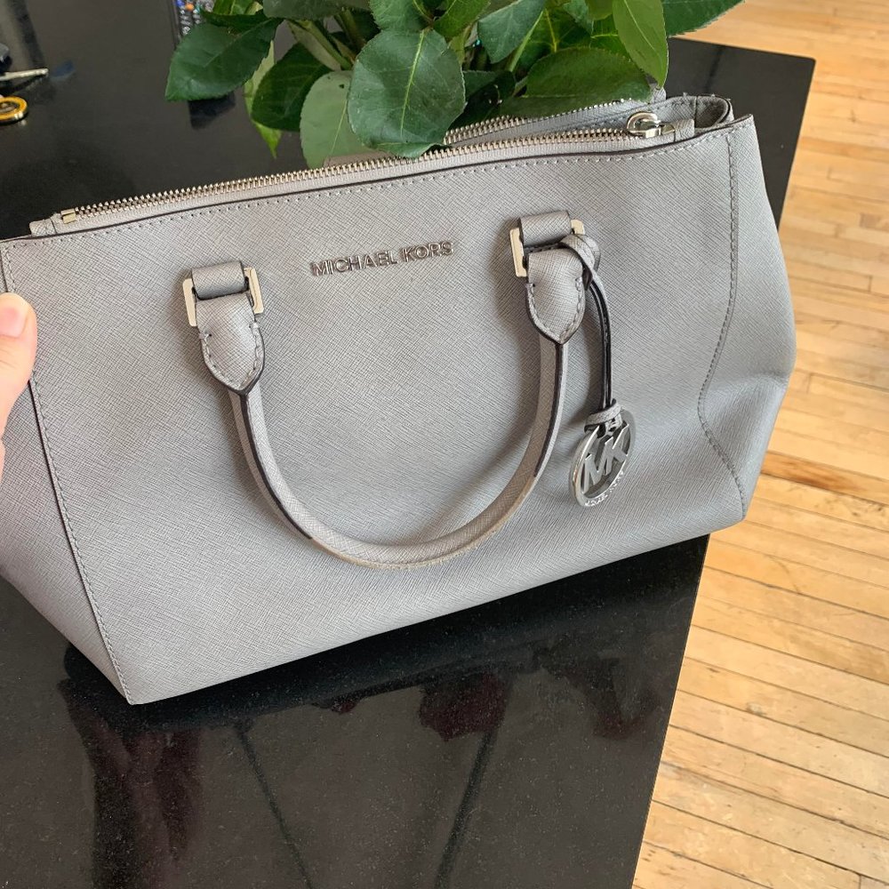 Michael Kors Handbag Gray Medium Sized